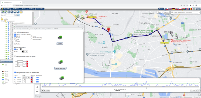 webdispe�ink - historical use in real traffic