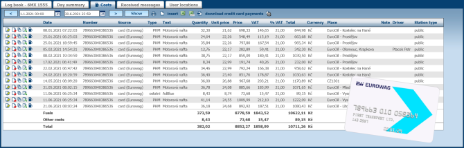 P�ehled v aplikaci webdispe�ink